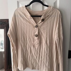 Free People Button Henley
